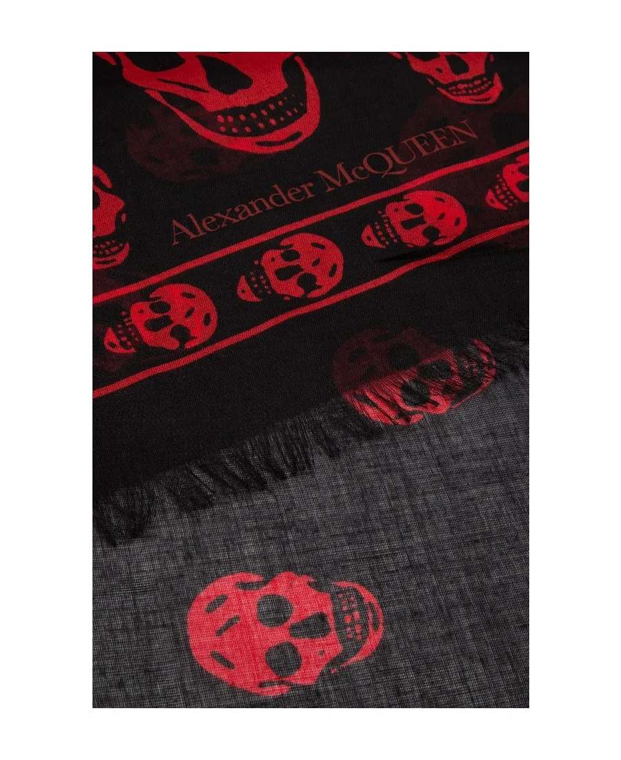 All-Over Skull Logo Scarf