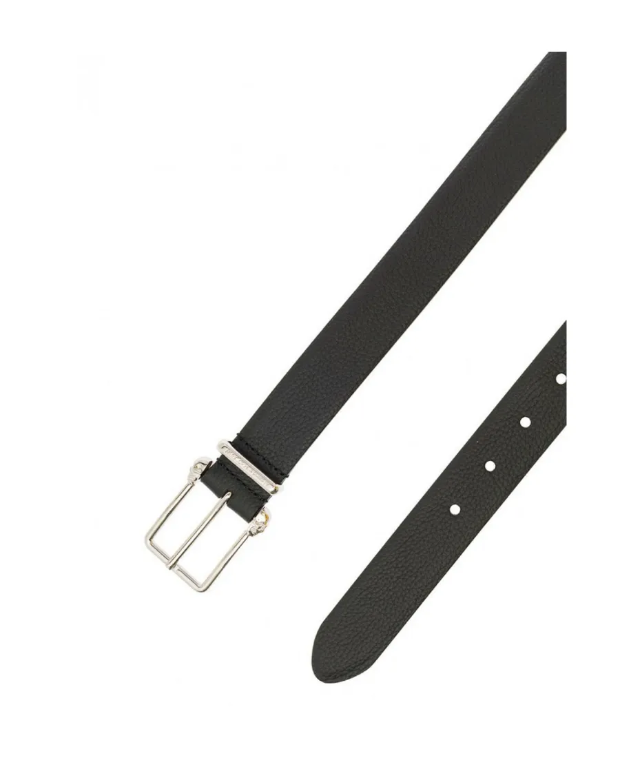 Logo Engraved Buckle Belt