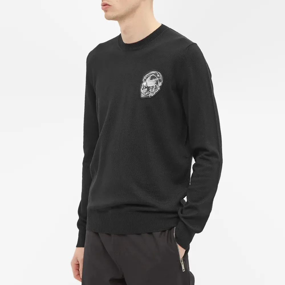 Skull Patch Knit Jumper