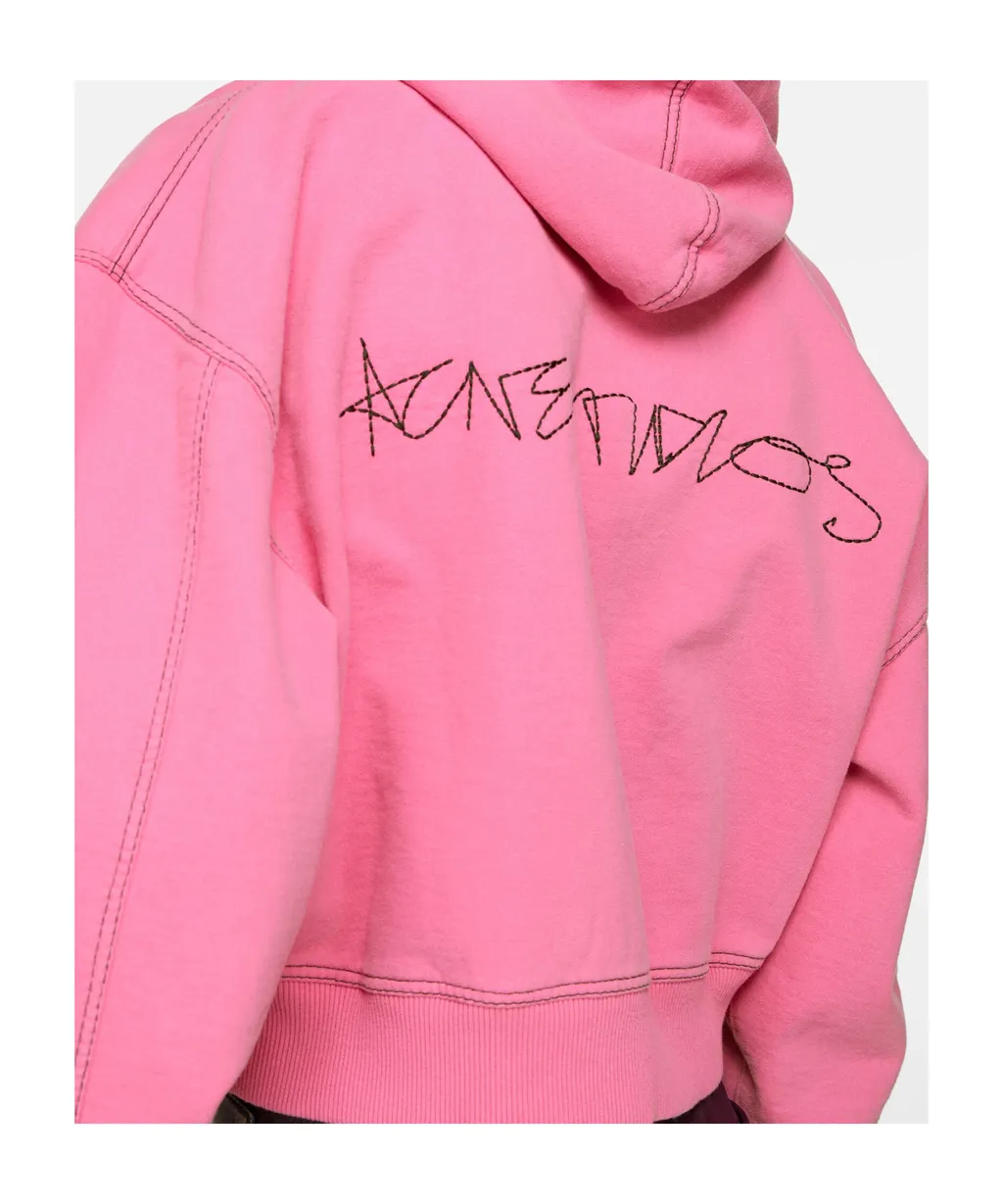 Zip-Up Stitched Hoodie