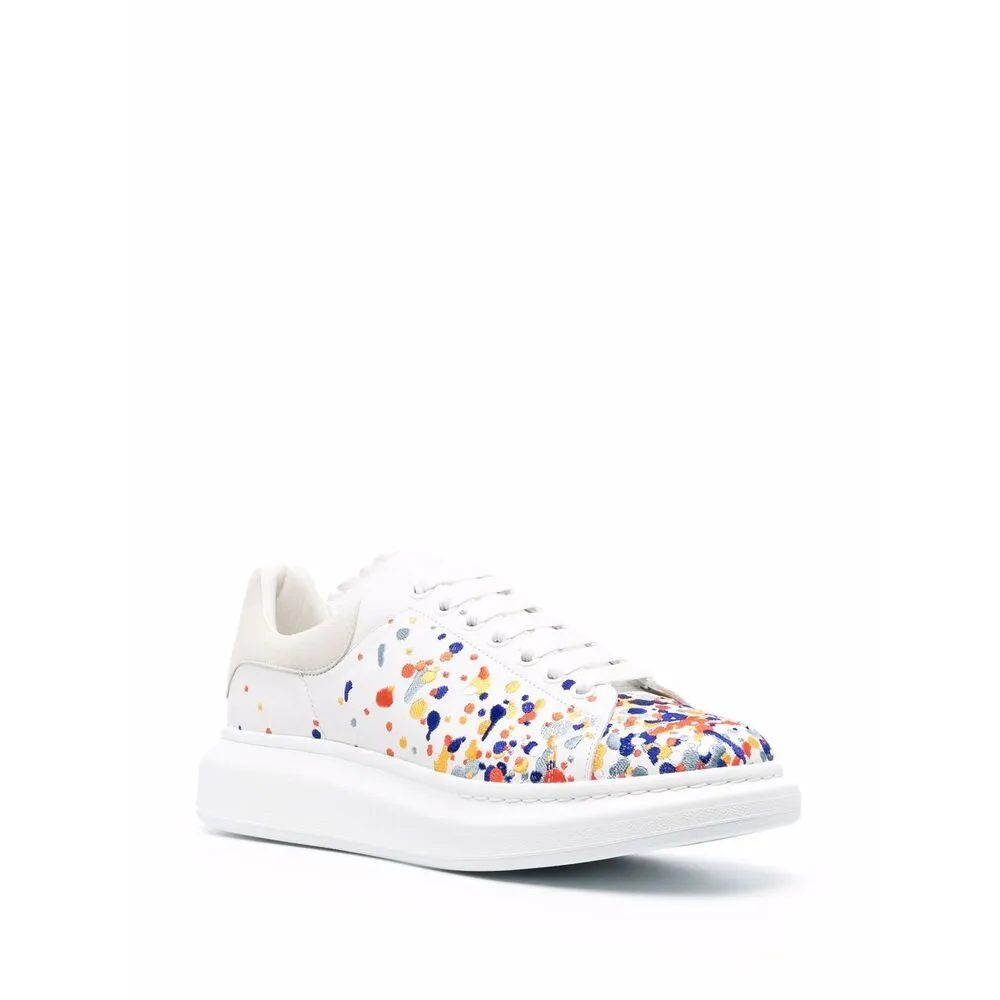 Oversized Paint-Embroidery Sneakers