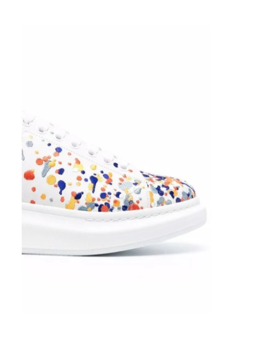 Oversized Paint-Embroidery Sneakers