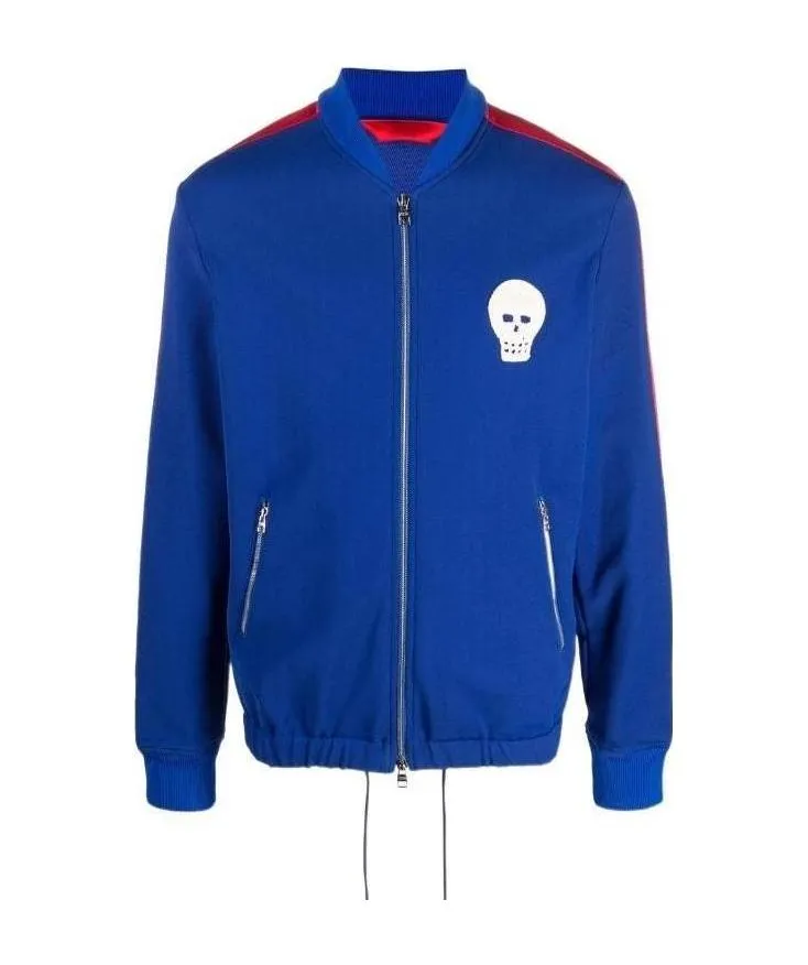 Skull Patch Zipped Jacket