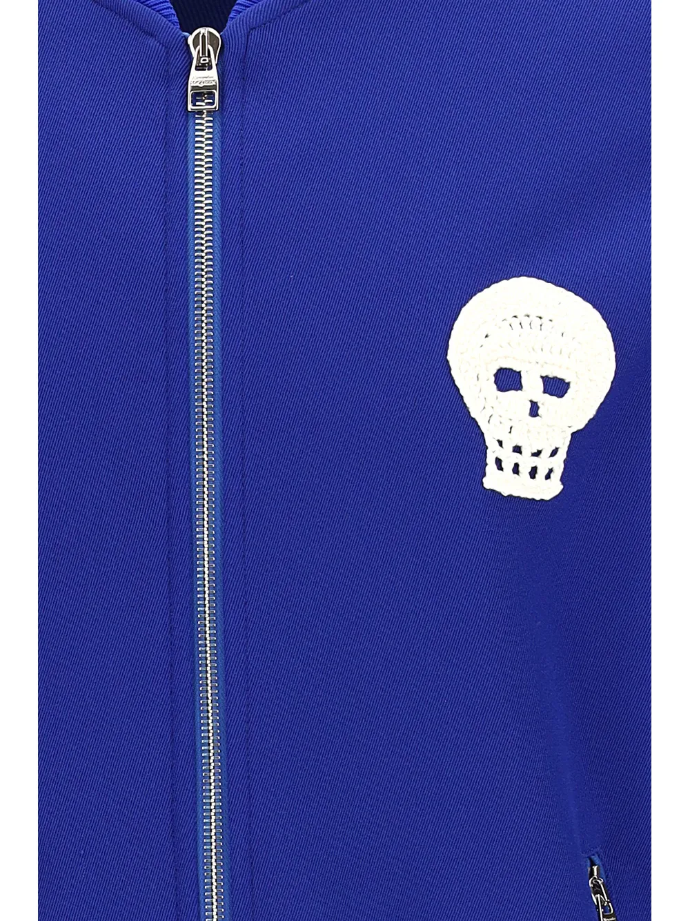 Skull Patch Zipped Jacket