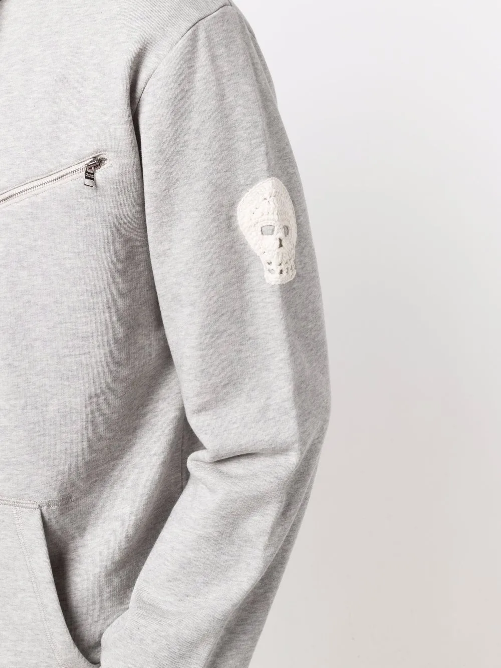 Zip-Detailed Hoodie