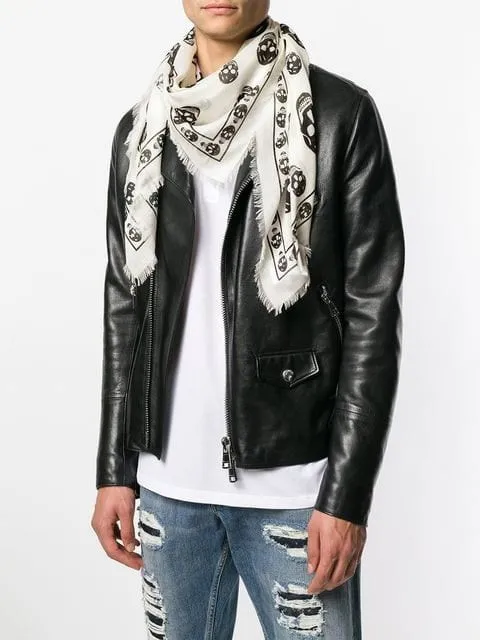 All-Over Skull Logo Scarf