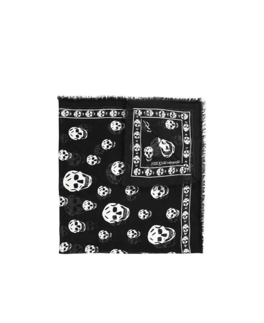 All-Over Skull Logo Scarf