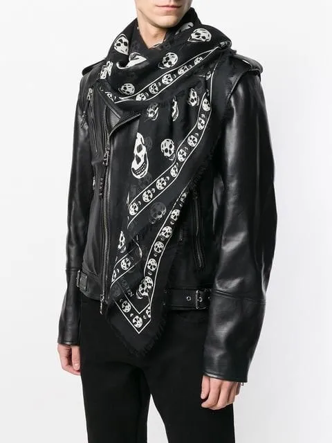 All-Over Skull Logo Scarf