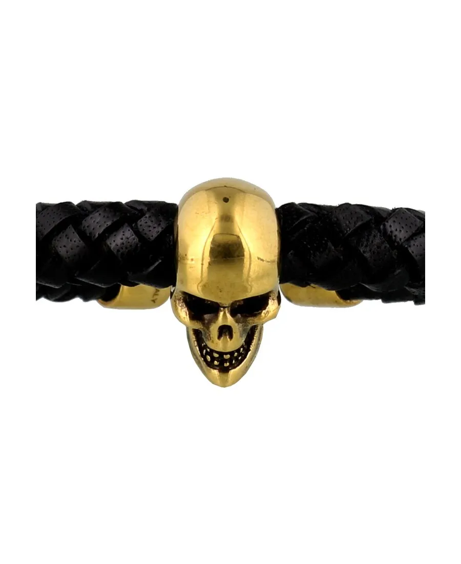 Skull Braided Bracelet