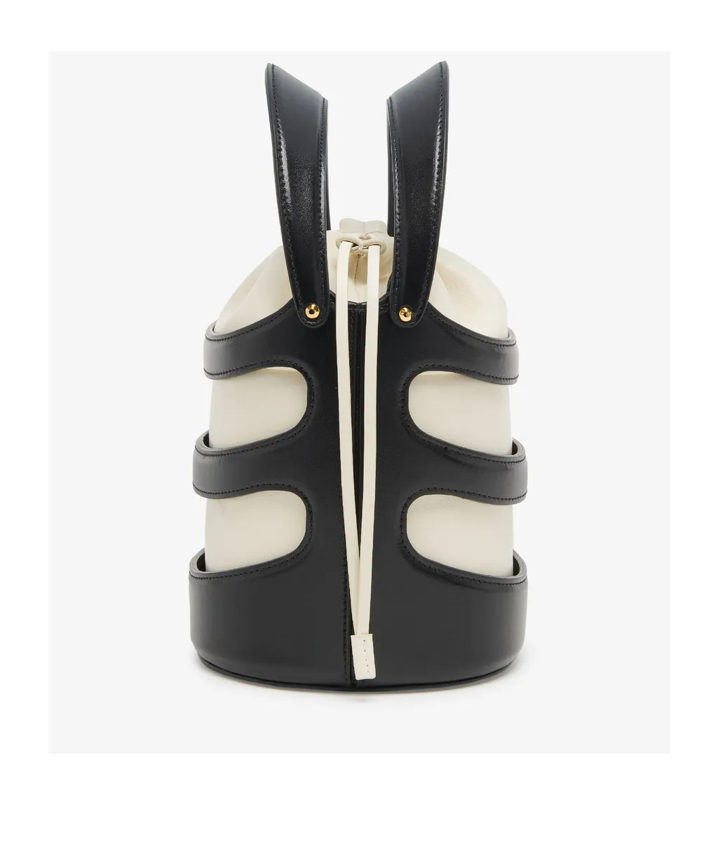 Logo Printed Drawstring Bucket Bag