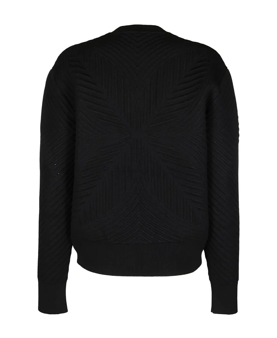 Textured Crewneck Sweater