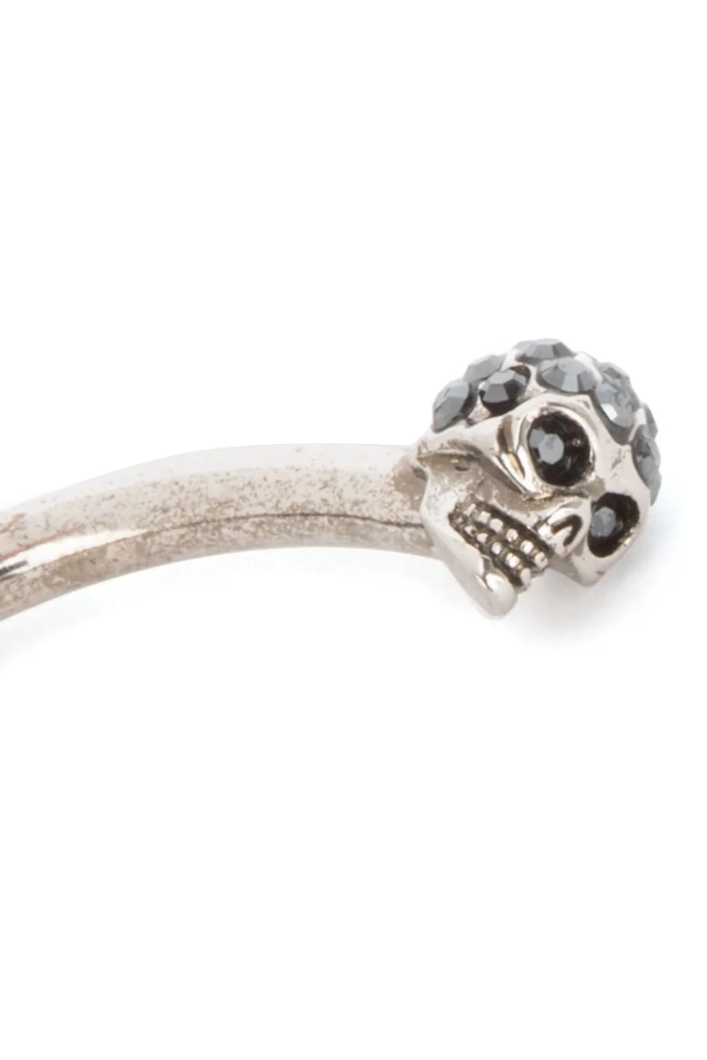 Skull Embellished Cuff Bracelet