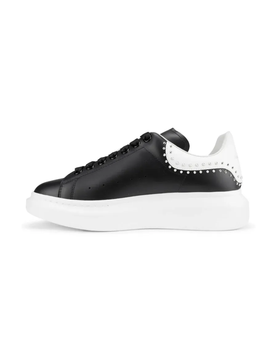 Oversized Studded Low-Top Sneakers