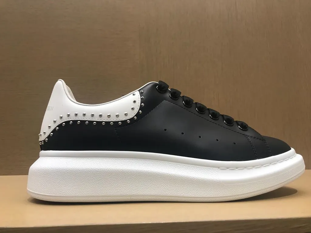 Oversized Studded Low-Top Sneakers