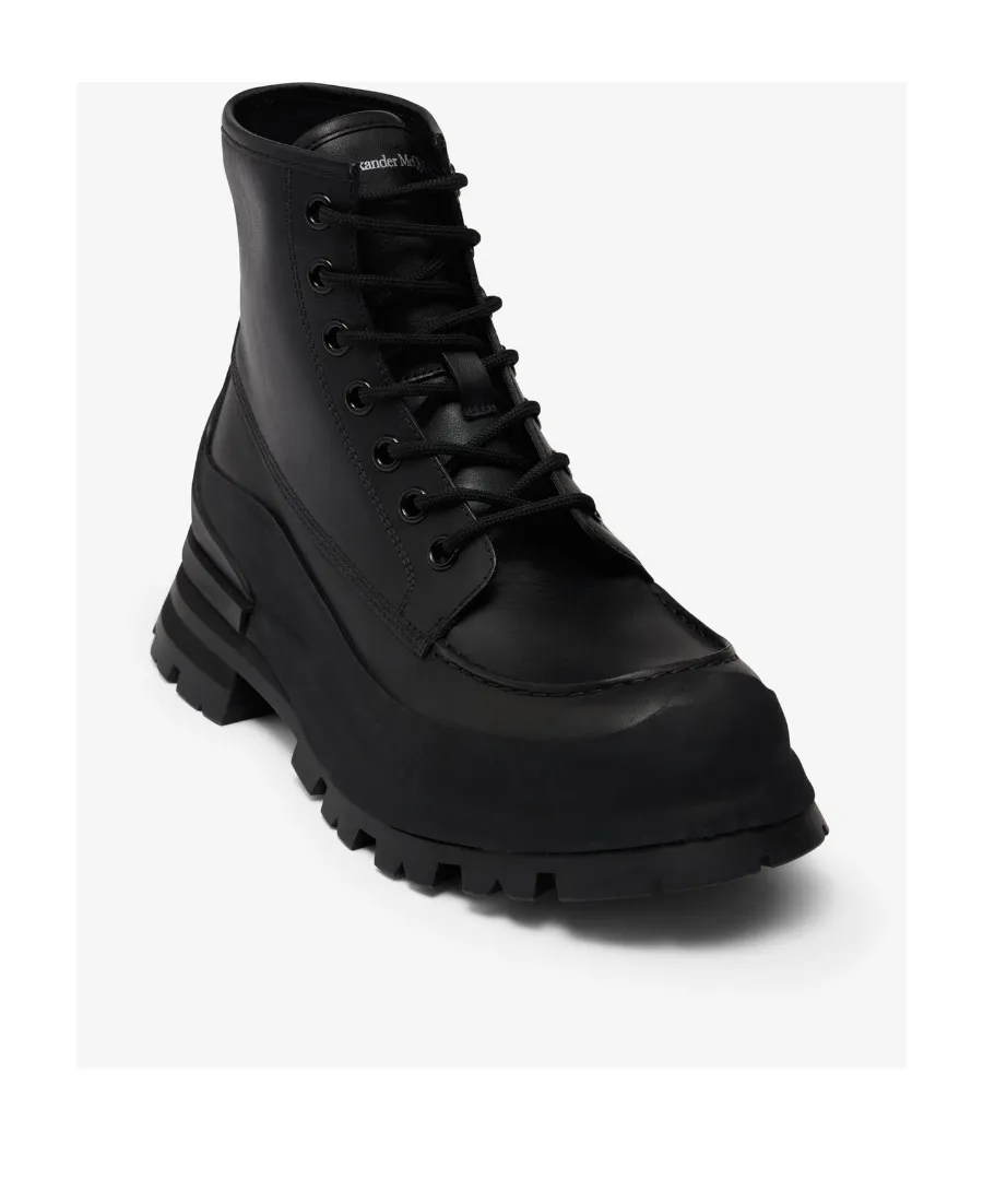 Lace-Up Combat Boots