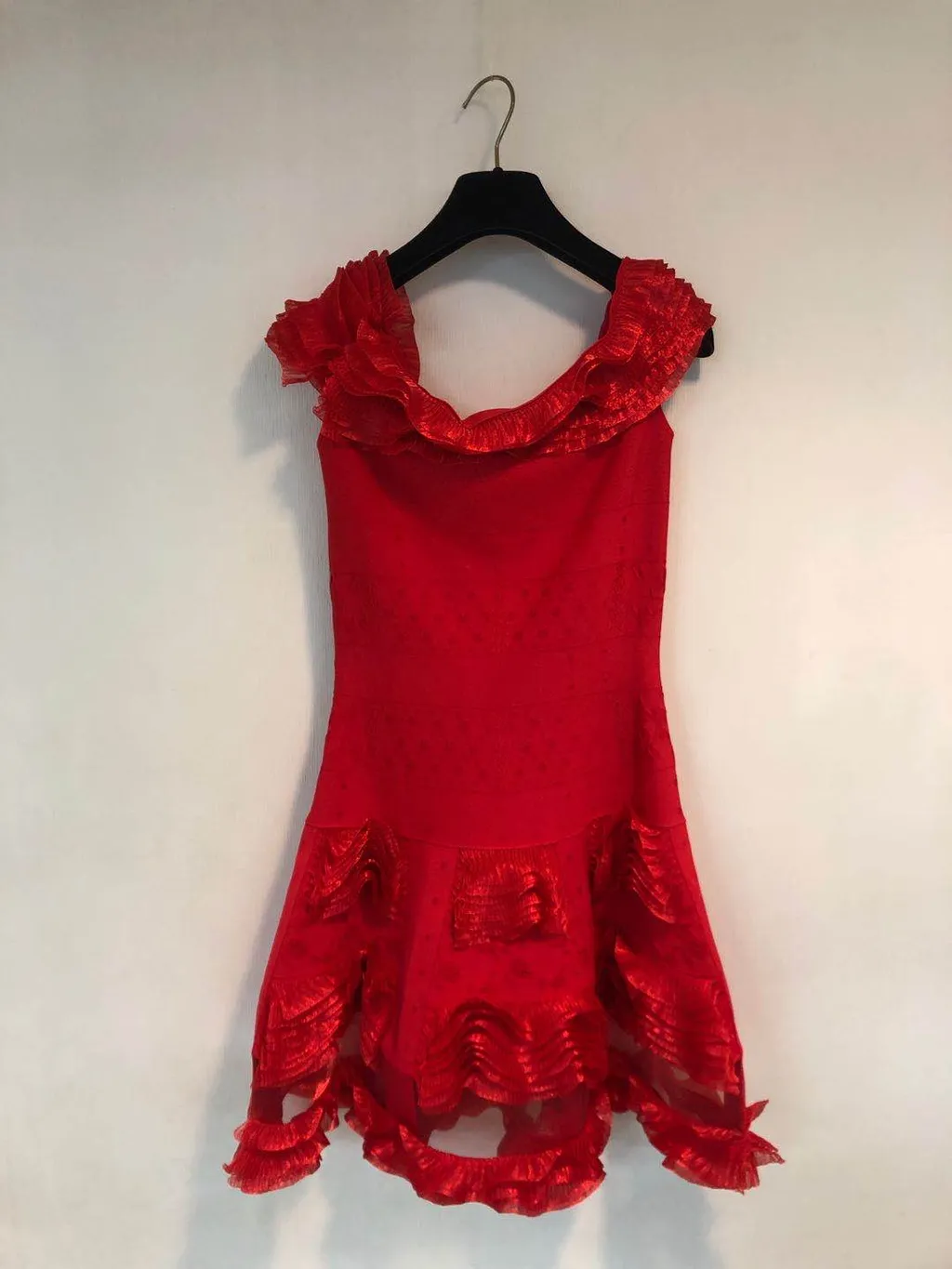 Multi-Layer Ruffled Dress