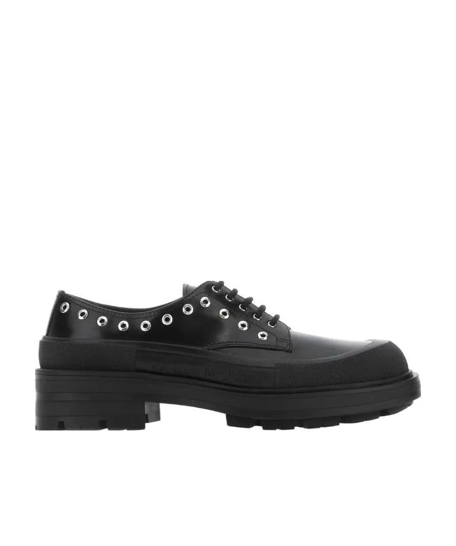 Studded Detailed Lace-Up Shoes