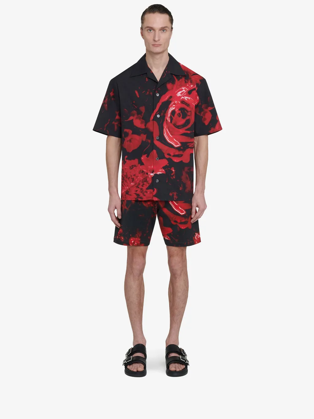Floral Printed Hawaiian Shirt