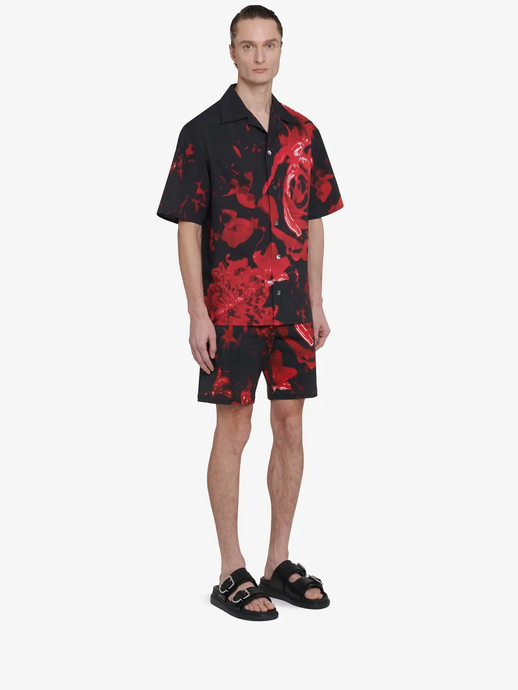 Floral Printed Hawaiian Shirt