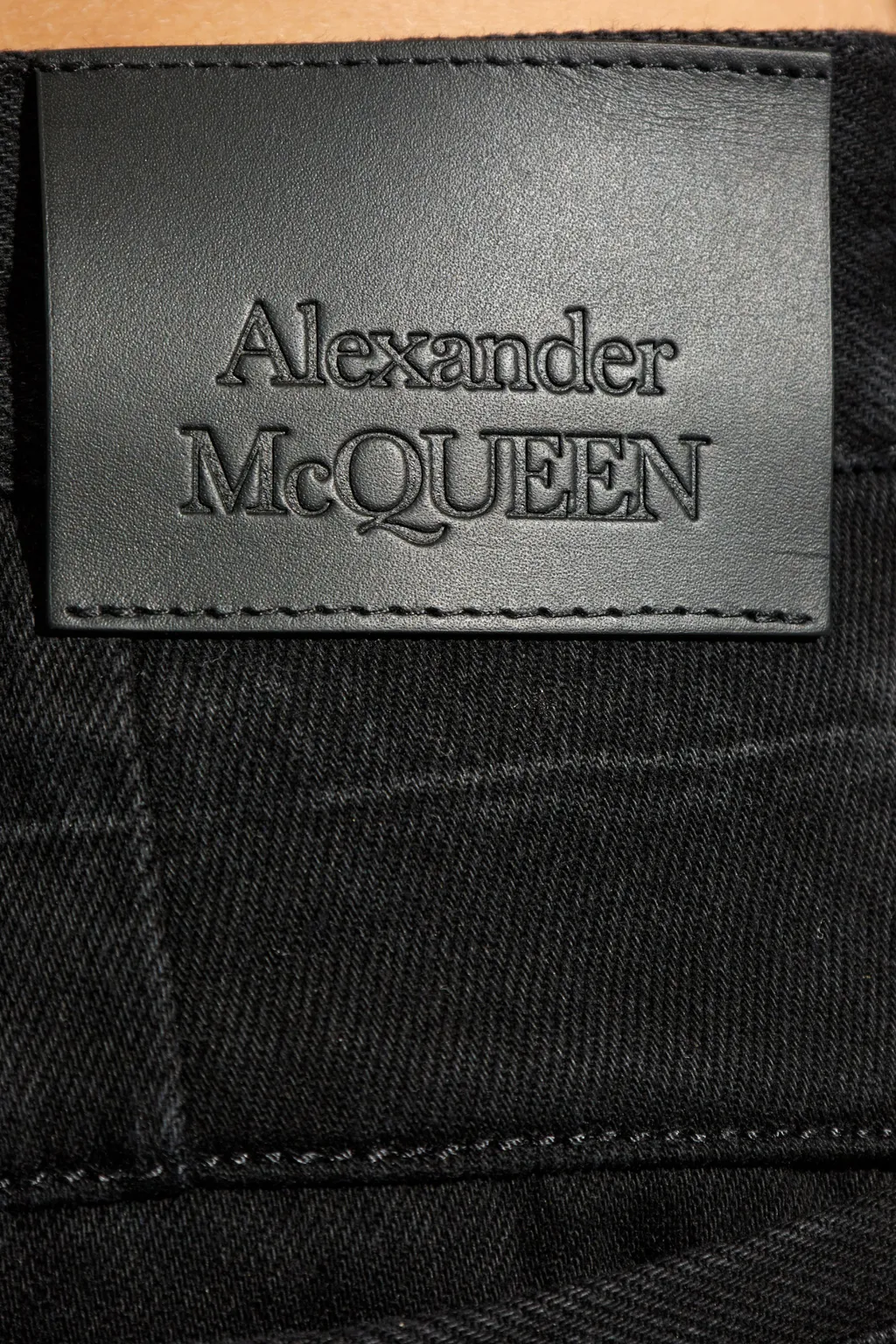 Logo Patch Straight-Leg Jeans