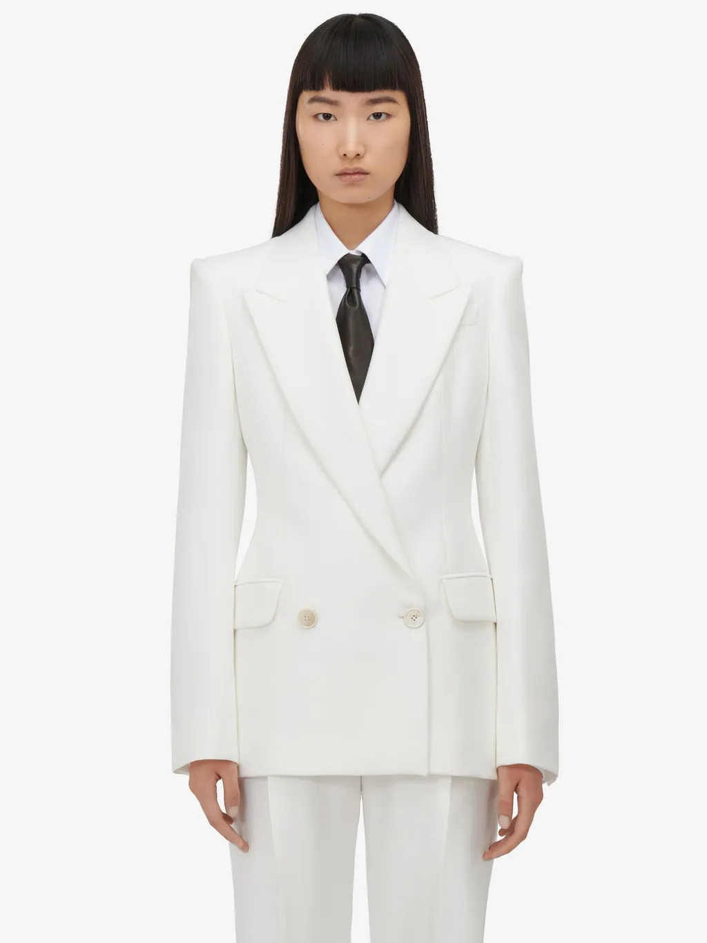 Double-Breasted Tailored Blazer