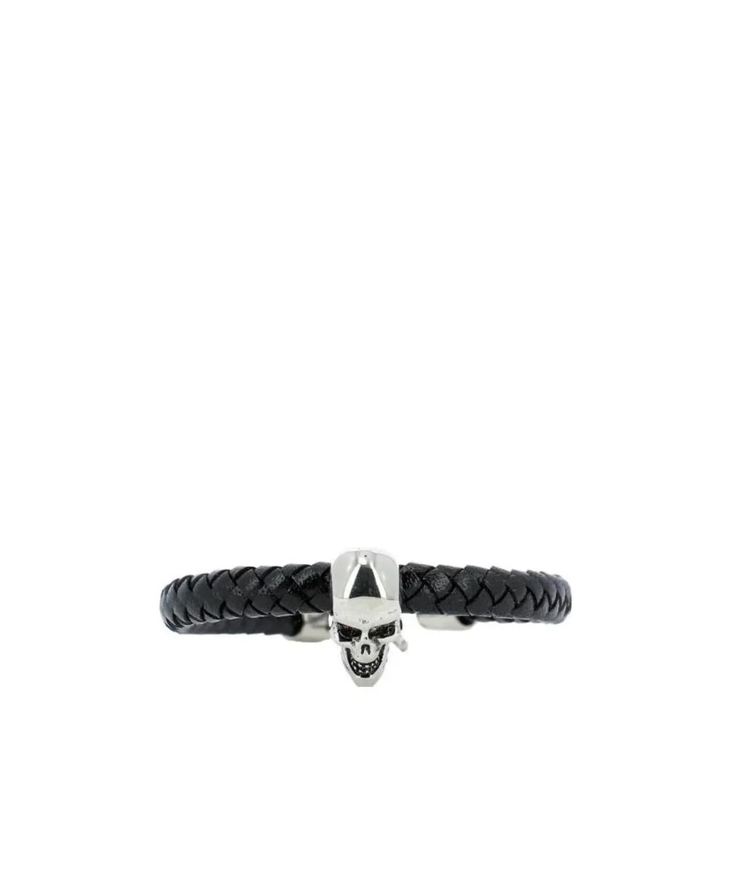 Braided Skull Bracelet
