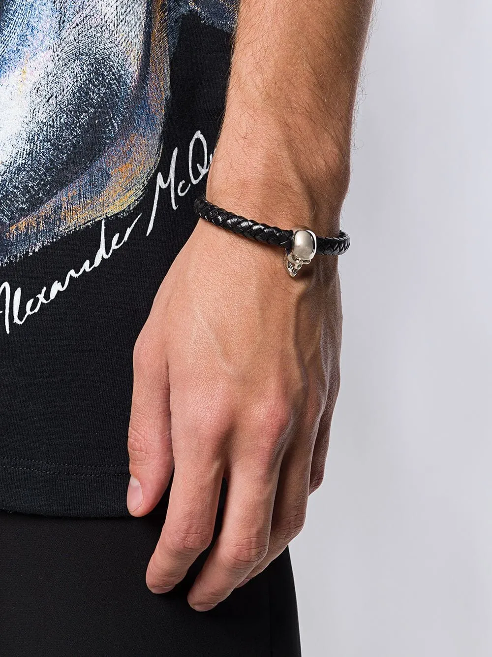 Braided Skull Bracelet