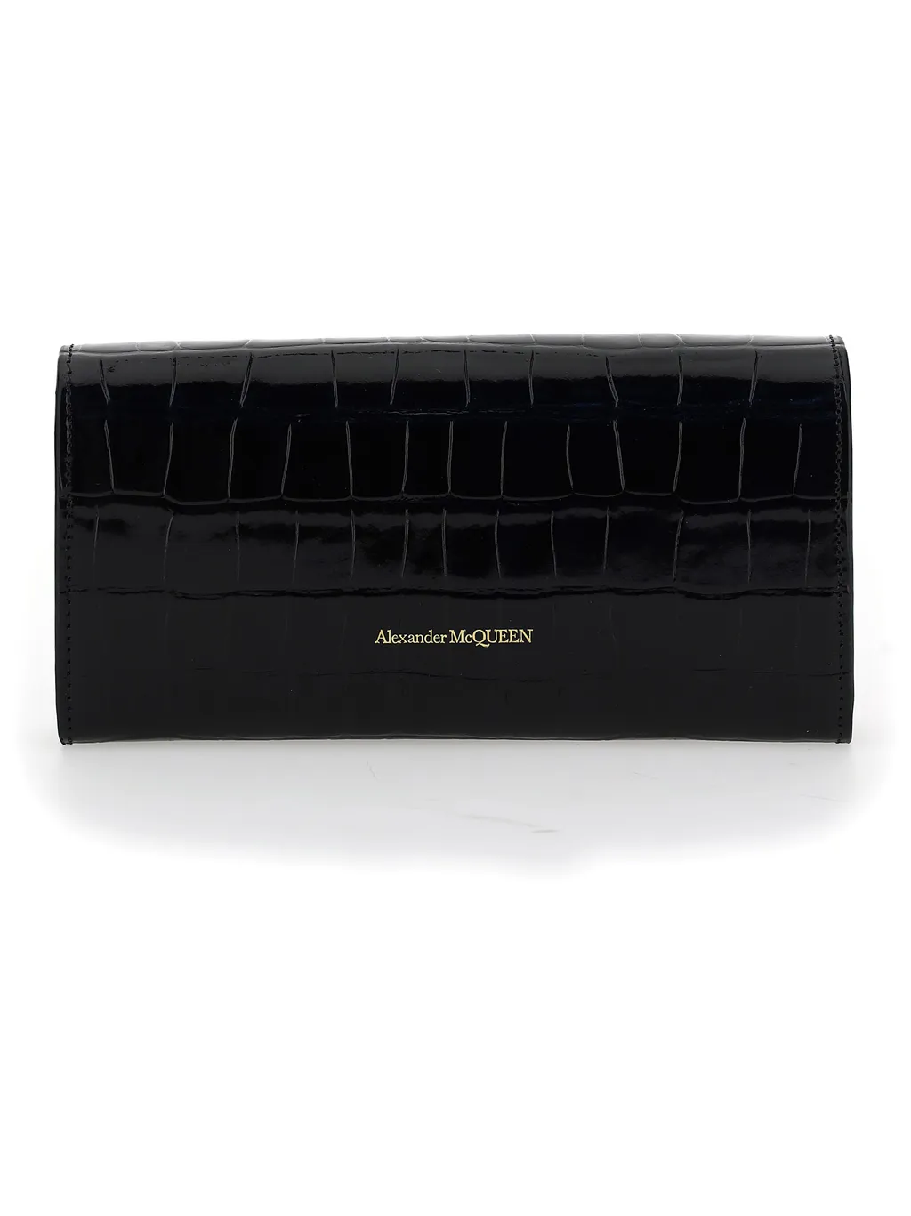 Skull Embossed Clutch Bag