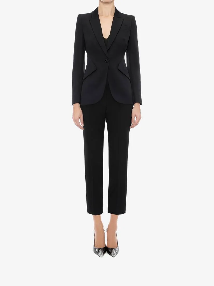 Cigarette Cropped Trousers
