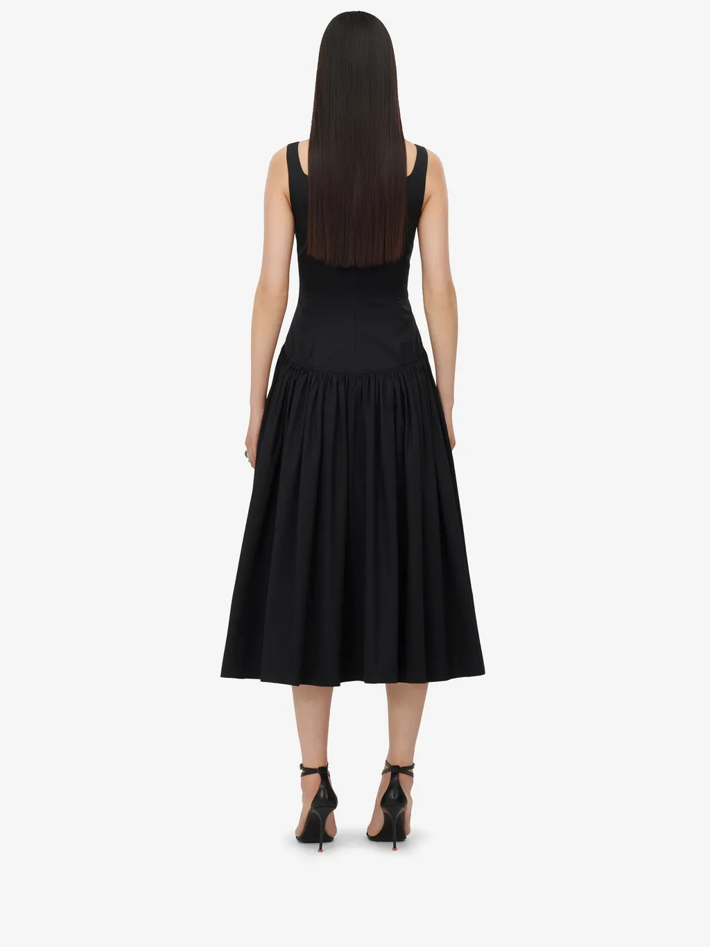 Sweetheart Neck Corset Midi Dress