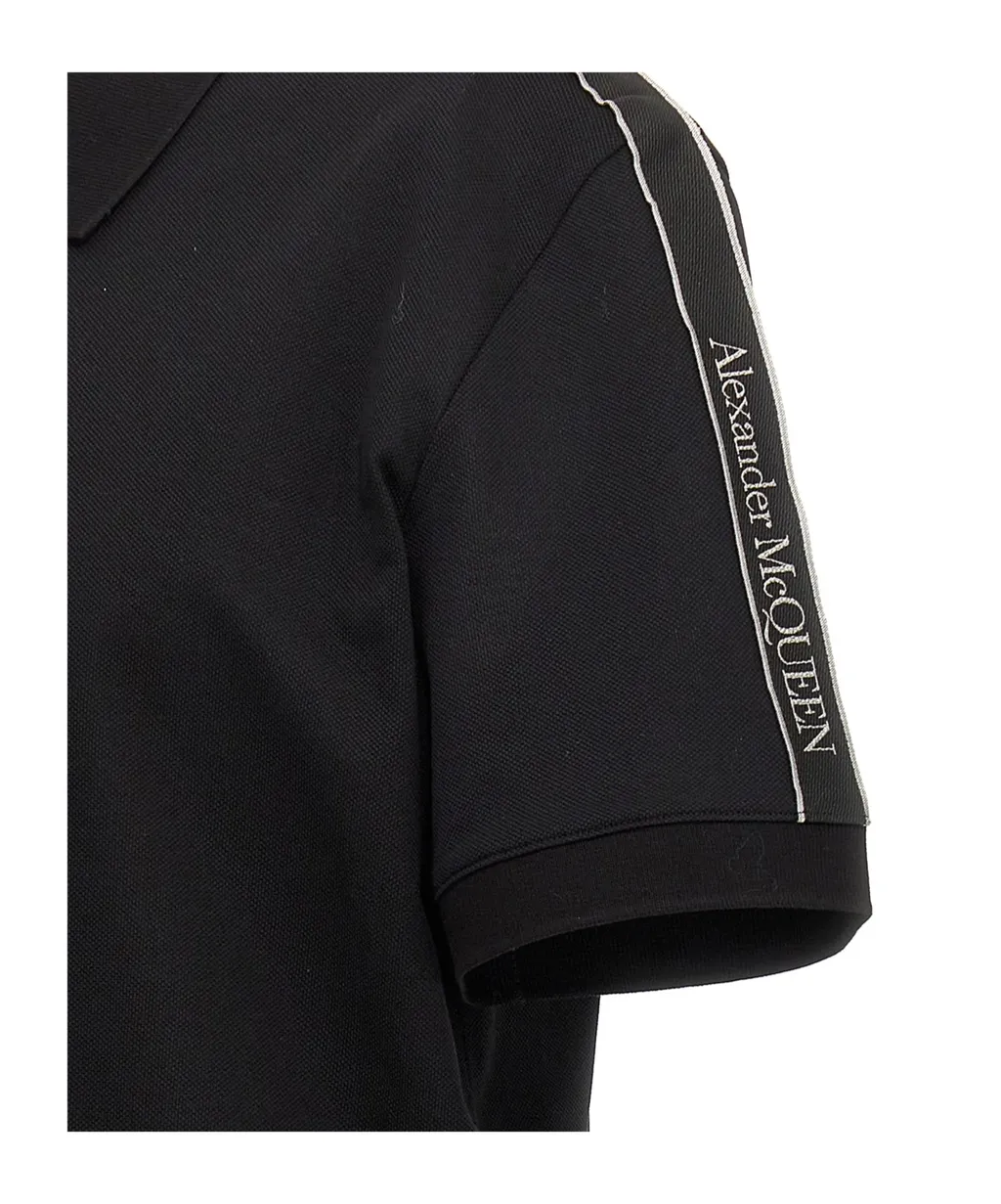 Classic Band-Detailed Polo Shirt