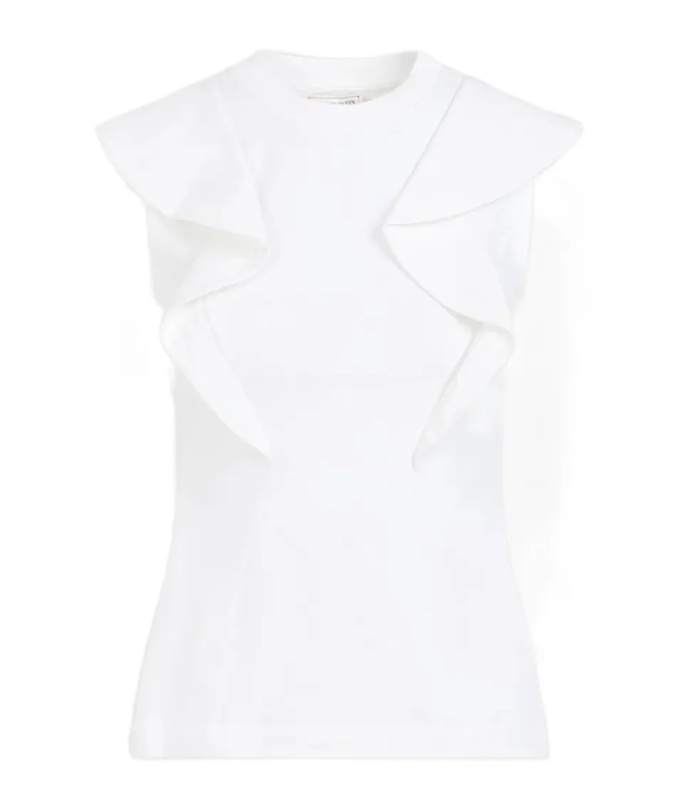 Frill Detail Sleeveless Top
