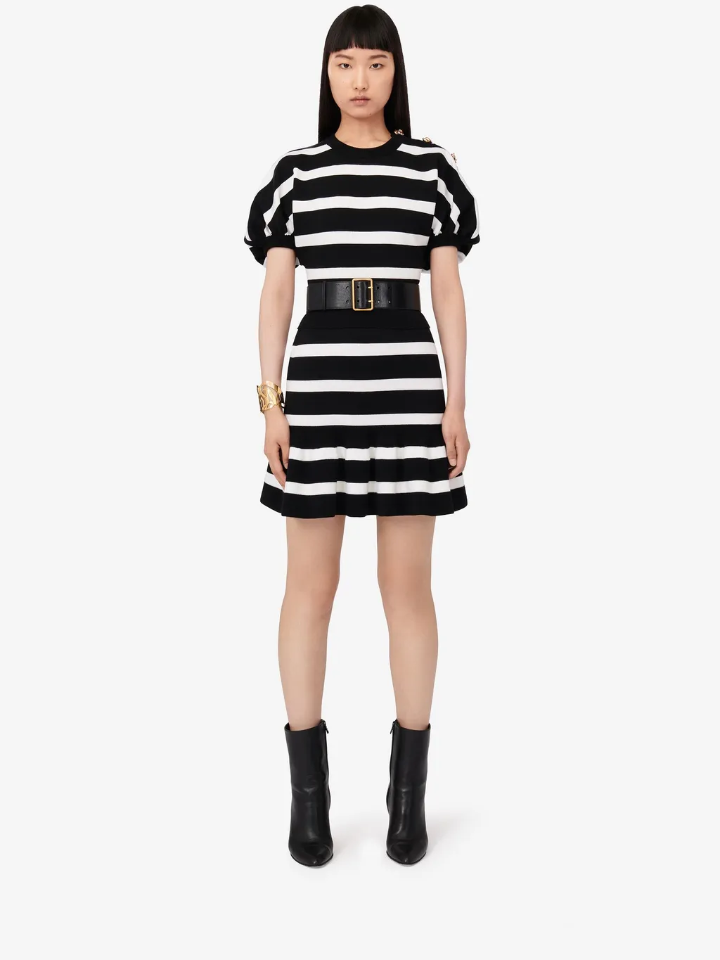 Striped Mini Skirt