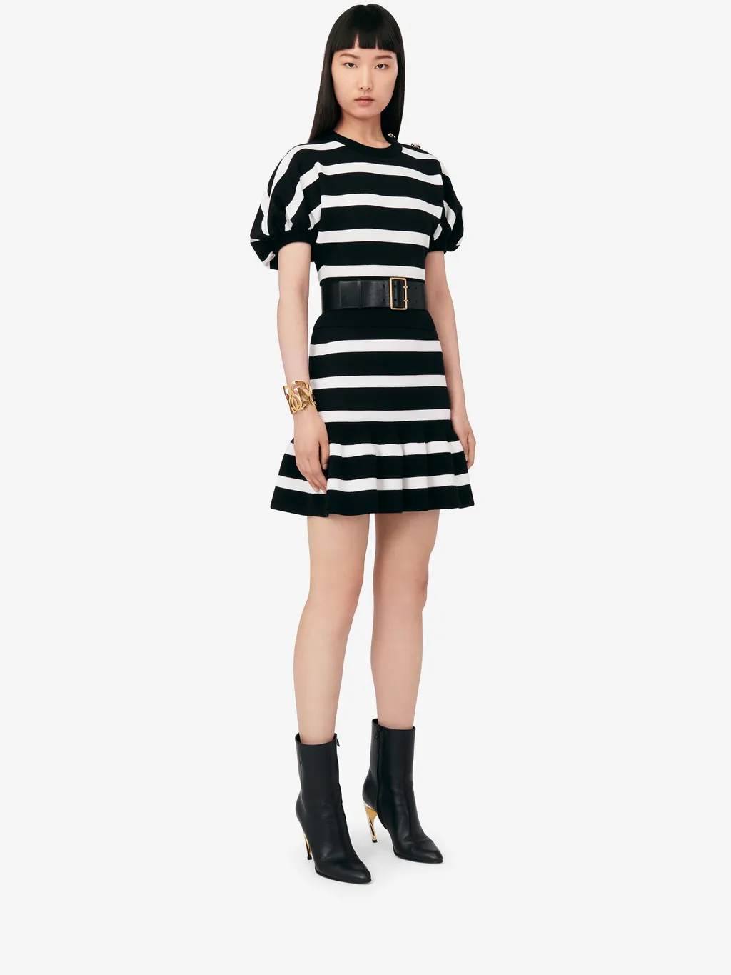 Striped Mini Skirt