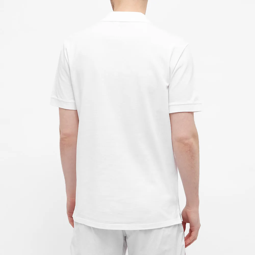 Graffiti Logo Printed Polo Shirt