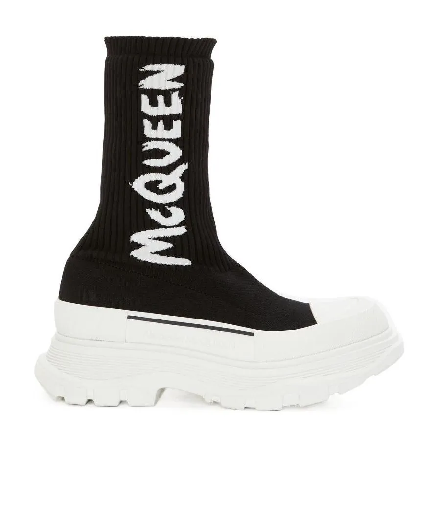 Logo Intarsia Chunky Sock Sneakers