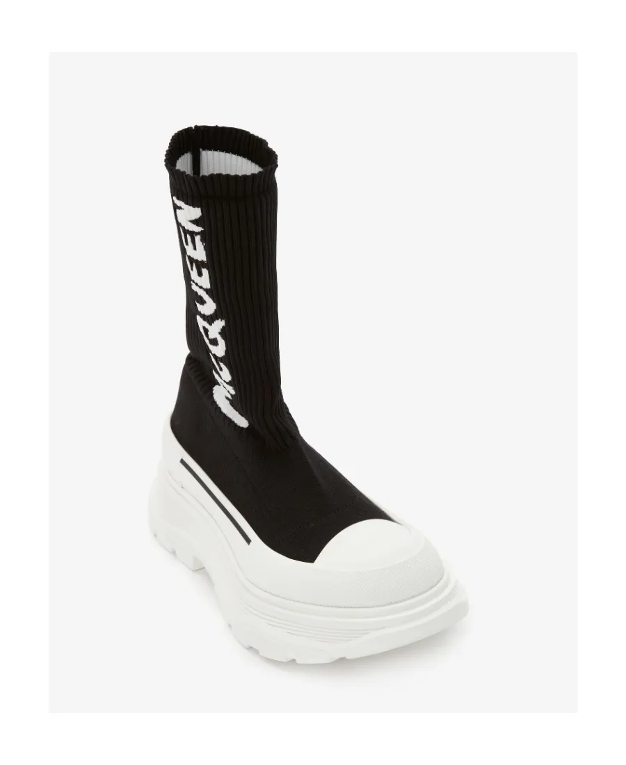 Logo Intarsia Chunky Sock Sneakers