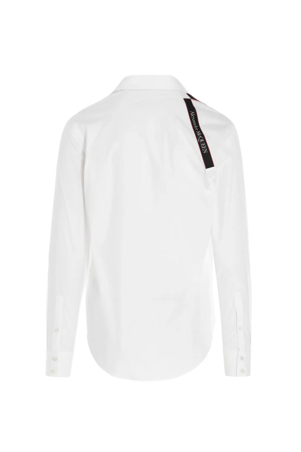 Logo Tape Harness Detailed Shirt