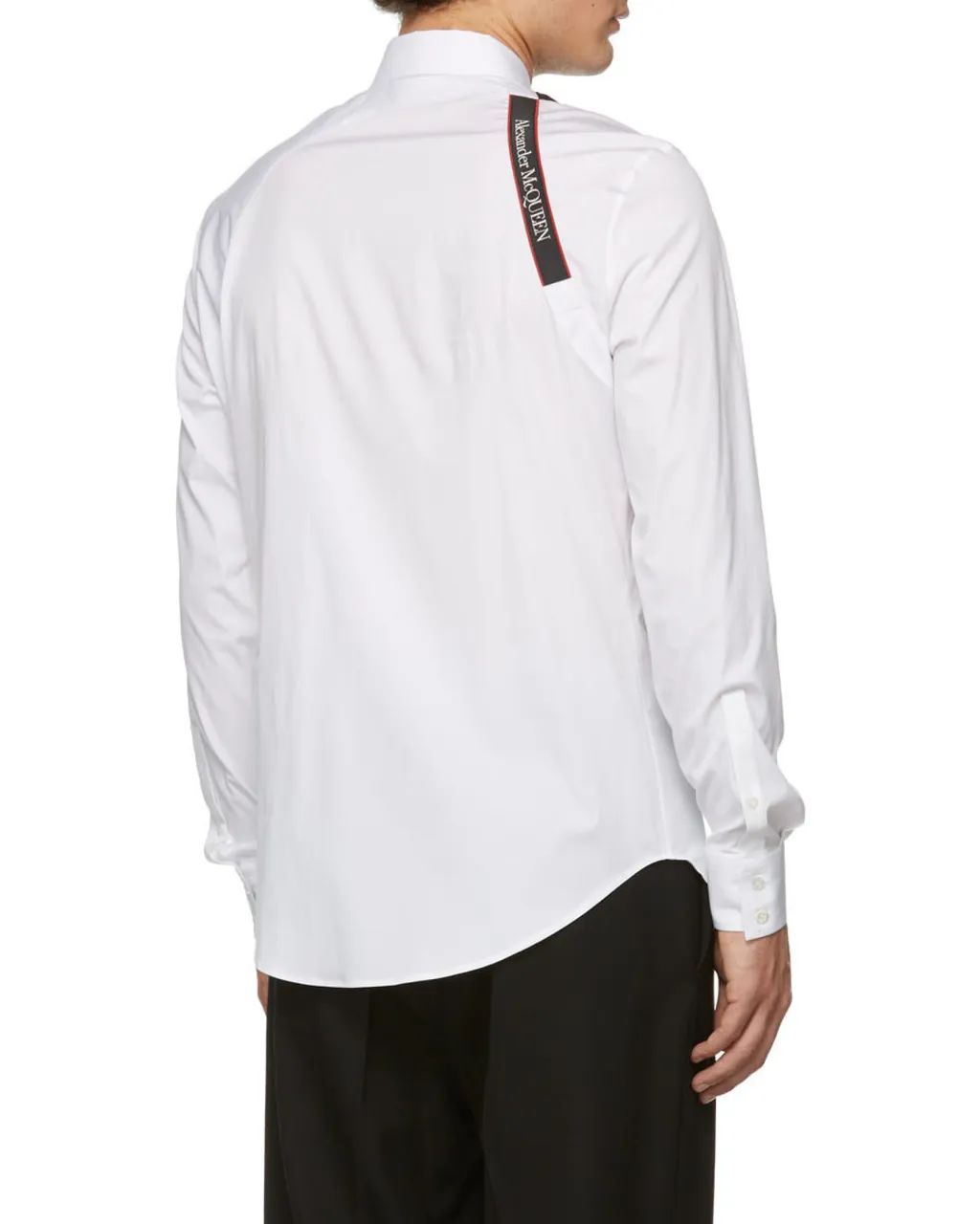 Logo Tape Harness Detailed Shirt