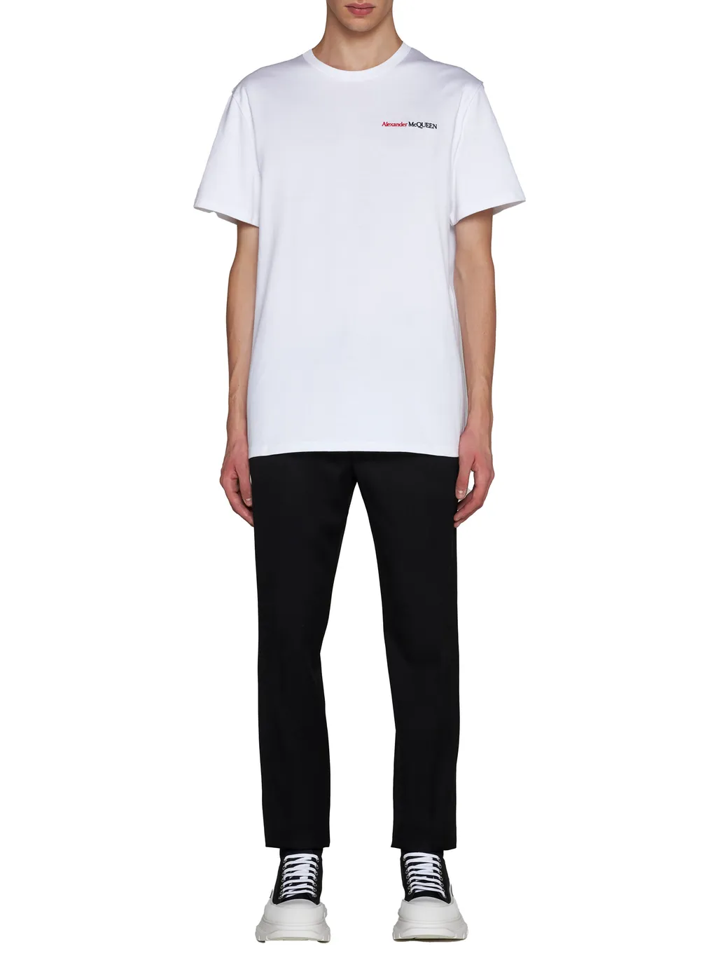 Logo Embroidered Crewneck T-Shirt