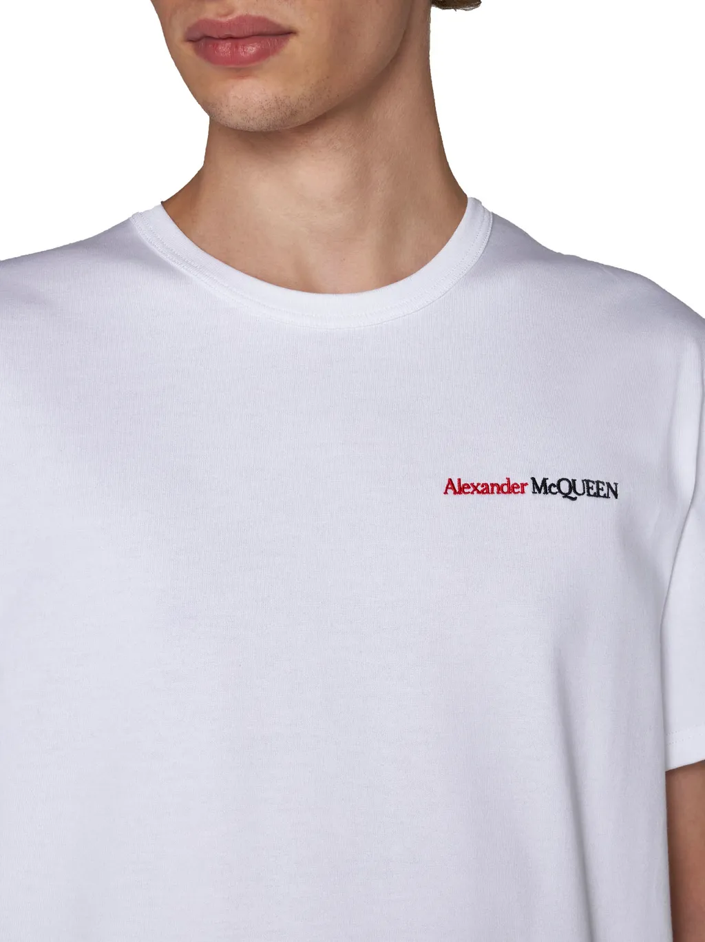 Logo Embroidered Crewneck T-Shirt