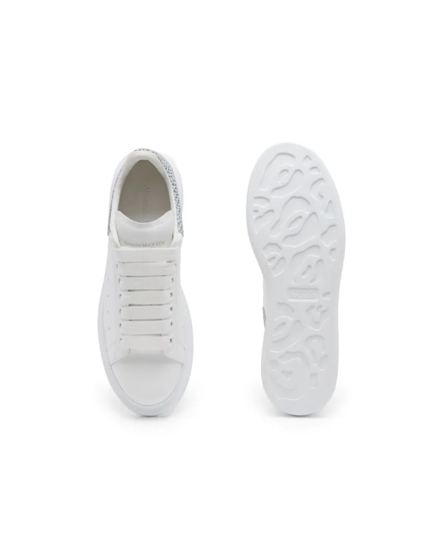 Oversized Lizard-Effect Sneakers