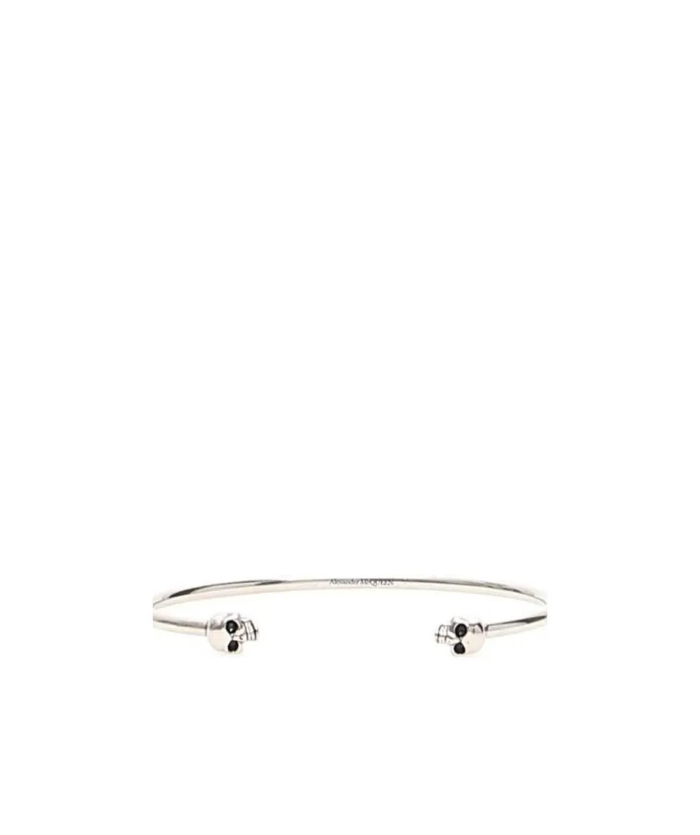 Twin Skull Slip-On Bracelet