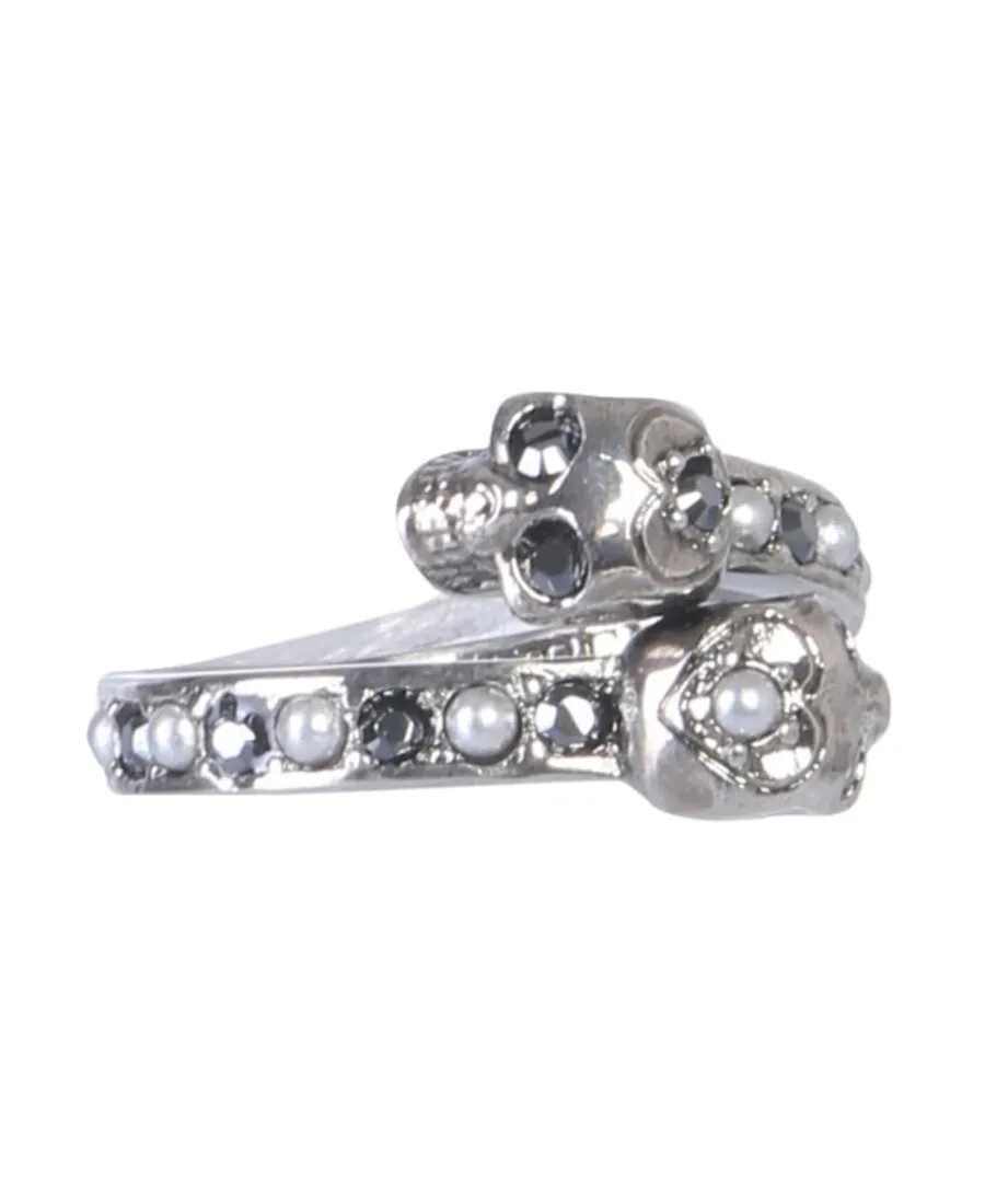 Wrap Around Skull Ring