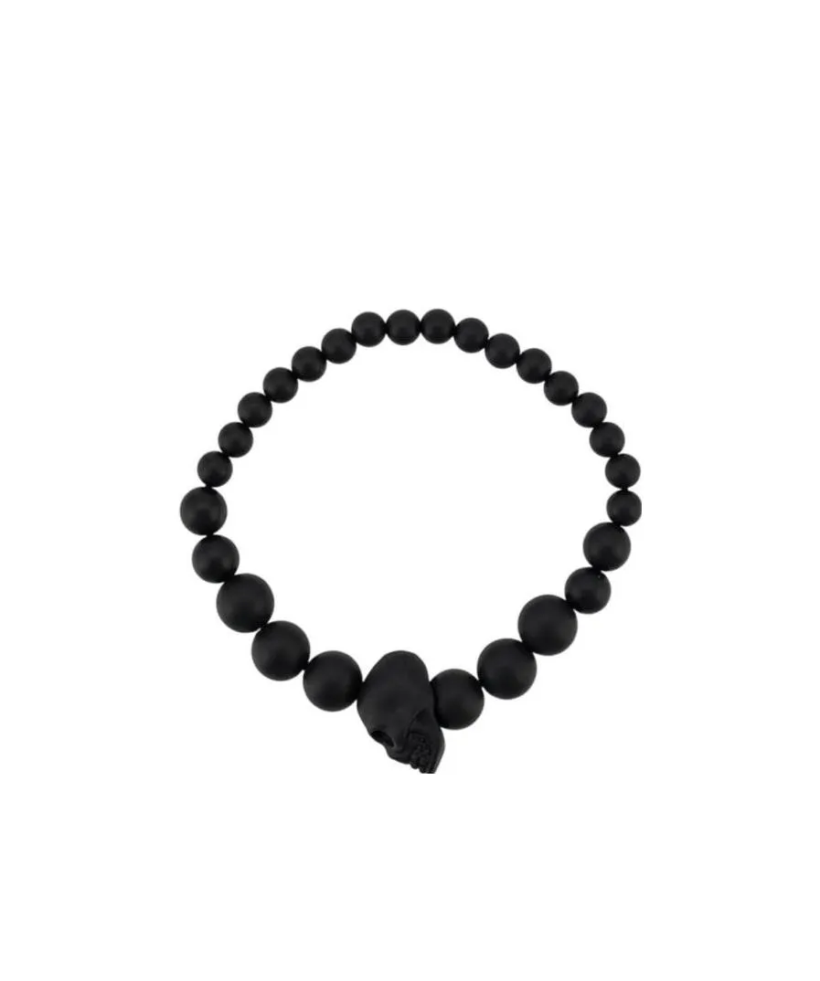 Skull Stud Beaded Bracelet