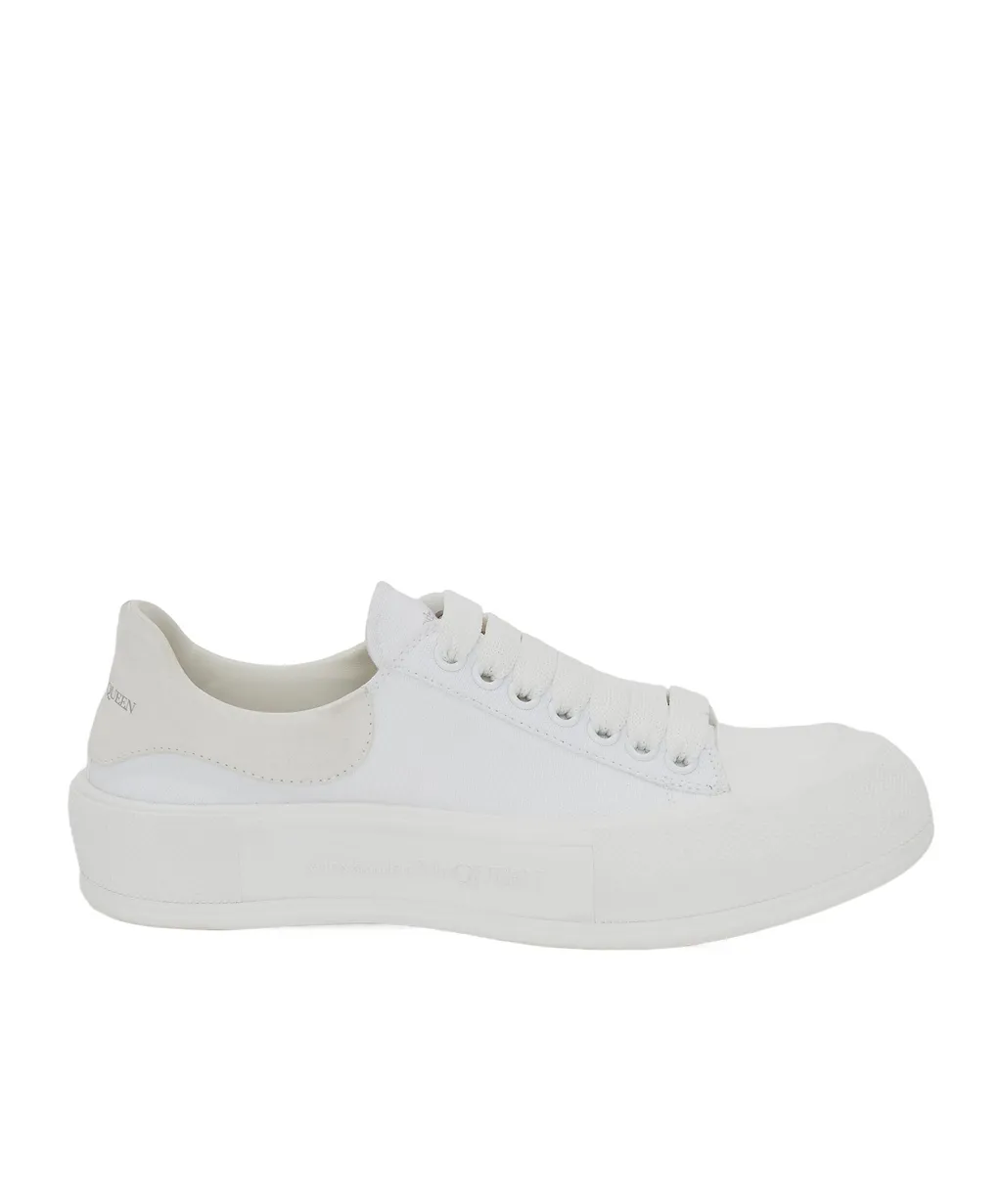 Deck Plimsoll Lace-Up Sneakers
