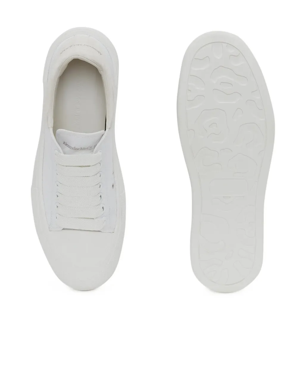 Deck Plimsoll Lace-Up Sneakers