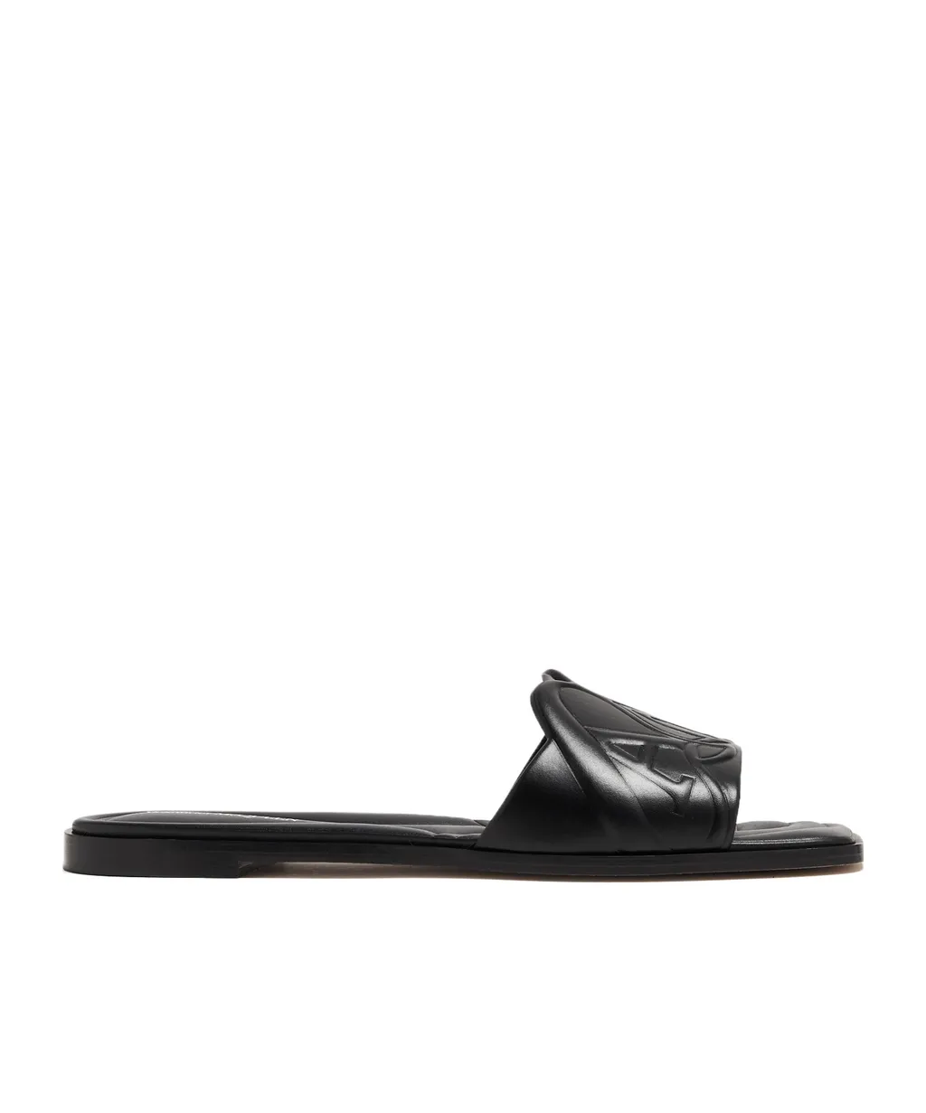 The Seal Embossed Slip-On Slides