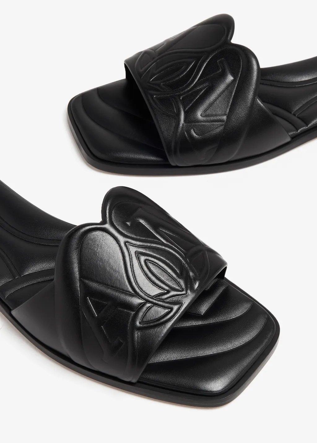 The Seal Embossed Slip-On Slides