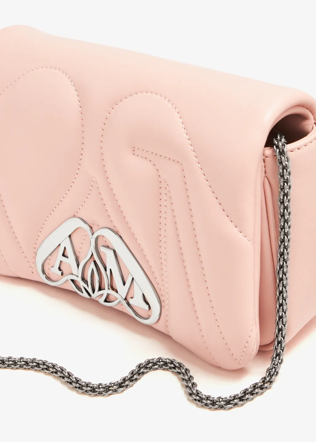 Logo Plaque Chain-Link Shoulder Bag